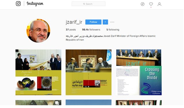 گزارشی از حضور یک دیپلمات عالی رتبه در شبکه‌های اجتماعی