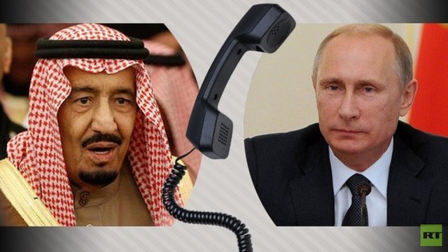 تأکید پوتین و پادشاه عربستان بر مبارزه بین‌المللی با تروریسم