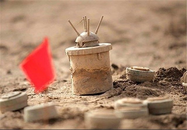 وجود 80 کیلومتر نوار مرزی مشکوک به آلودگی مین در انفجار مین