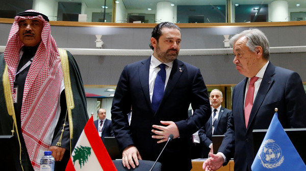 حریری در بروکسل: کسی جرائت مواخذه نظام سوریه را ندارد حریری در بروکسل: کسی جرائت مواخذه نظام سوریه را ندارد