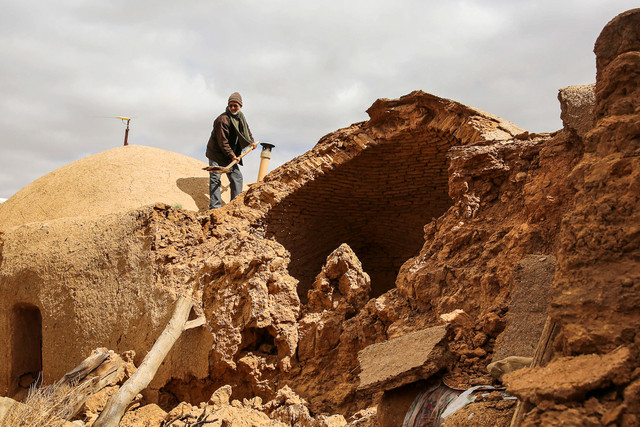 پس‌لرزه‌ها هم‌چنان در سفیدسنگ شهرستان فریمان ادامه دارد