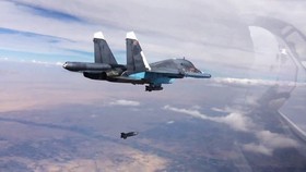 "جنگنده‌های روسیه مواضع داعشی‌ها در بیابان سوریه را ۲۵ بار هدف گرفتند"