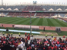 ۳۵ هزار پرسپولیسی در آزادی/ چمن آبیاری شد