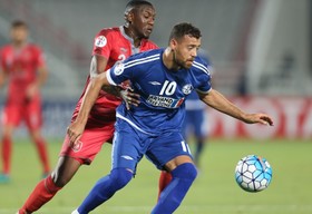 شکست استقلال خوزستان مقابل  الجزیره امارات در پایان نیمه نخست