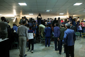 در حاشیه ثبت نام ابراهیم رییسی در چهارمین روز ثبت نام انتخابات دوازدهمین دوره ریاست جمهوری