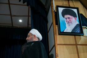 نشست خبری حسن روحانی در چهارمین روز ثبت نام انتخابات دوازدهمین دوره ریاست جمهوری