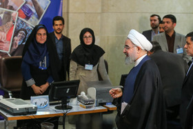 ثبت نام حسن روحانی در چهارمین روز ثبت نام انتخابات دوازدهمین دوره ریاست جمهوری