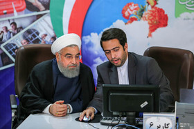 ثبت نام حسن روحانی در چهارمین روز ثبت نام انتخابات دوازدهمین دوره ریاست جمهوری