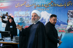 ثبت نام حسن روحانی در چهارمین روز ثبت نام انتخابات دوازدهمین دوره ریاست جمهوری