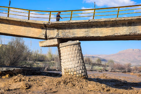 جاری شدن سیل در روستاهای آذربایجان غربی