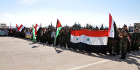 تظاهرات در حسکه سوریه علیه قانون سزار و اشغالگری آمریکا و ترکیه