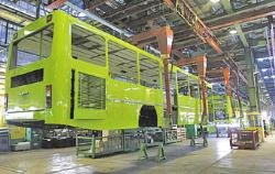 عکس تزیینی است. از سرگیری تولید اتوبوس در ساوه از سال آینده