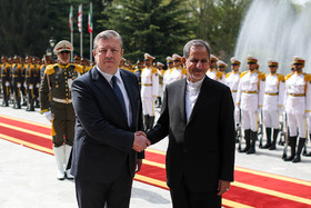 مراسم استقبال رسمی از نخست وزیر گرجستان توسط معاون اول رییس‌جمهور