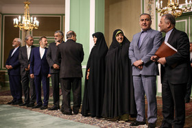 مراسم استقبال رسمی از نخست وزیر گرجستان توسط معاون اول رییس‌جمهور