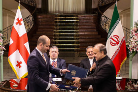 امضا تفاهم نامه بین کشورهای ایران و گرجستان