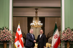 مراسم استقبال رسمی از نخست وزیر گرجستان توسط معاون اول رییس‌جمهور