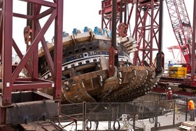 ماموریت بزرگ­ترین ماشین حفاری تونل دنیا به پایان رسید + تصاویر