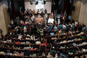 سخنرانی میرسلیم در دانشگاه شریف