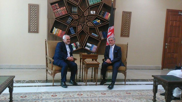 دیدار ظریف با عبدالله عبدالله دیدار ظریف با عبدالله عبدالله