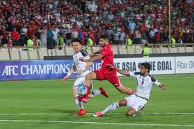 دیدار تیم های فوتبال پرسپولیس و الوحده