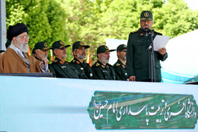 مراسم دانش‌آموختگی در دانشگاه امام حسین (ع) با حضور مقام معظم رهبری