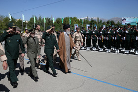 مراسم دانش‌آموختگی در دانشگاه امام حسین (ع) با حضور مقام معظم رهبری