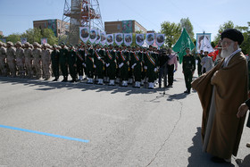 مراسم دانش‌آموختگی در دانشگاه امام حسین (ع) با حضور مقام معظم رهبری