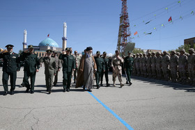 مراسم دانش‌آموختگی در دانشگاه امام حسین (ع) با حضور مقام معظم رهبری