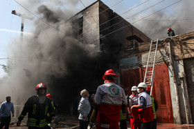 خسارت ۷۰ درصدی آتش‌سوزی به یک سینما چهاربعدی در بندرعباس