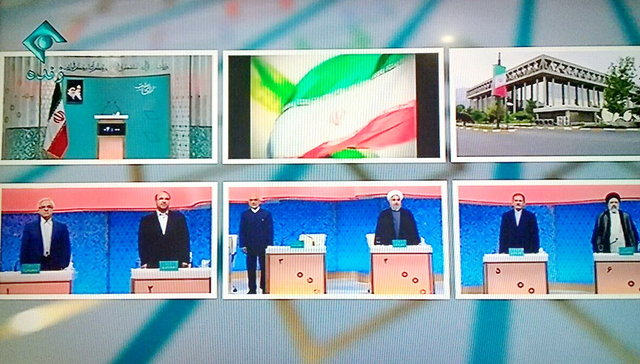 آغاز فینال مناظرههای انتخاباتی در تلویزیون آغاز فینال مناظرههای انتخاباتی در تلویزیون