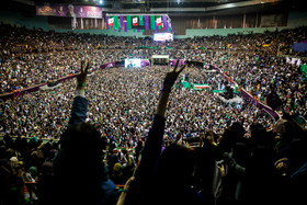 گردهمایی حامیان روحانی