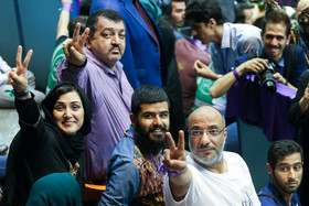 گردهمایی حامیان روحانی