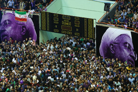 گردهمایی حامیان روحانی