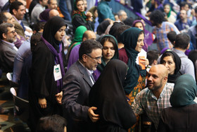 گردهمایی حامیان روحانی