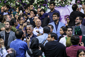 گردهمایی حامیان روحانی - تهران