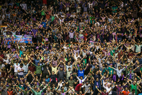 گردهمایی حامیان روحانی - تهران