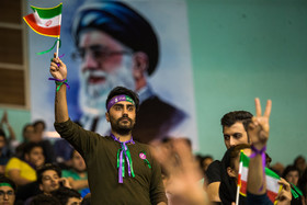 گردهمایی حامیان روحانی - تهران