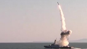 نیروی دریایی روسیه اهداف داعش در پالمیرا را از مدیترانه هدف قرار داد