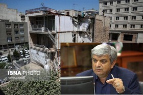 جزییات ریزش ساختمان اداری در خیابان گیشا