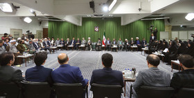 پخش دیدار اهالی فرهنگ و ادب با رهبر معظم انقلاب