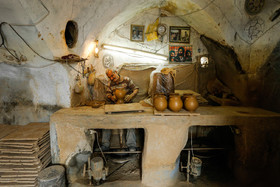 کارگاه تولید سفال در شهر جهانی سفال (لالجین) - همدان