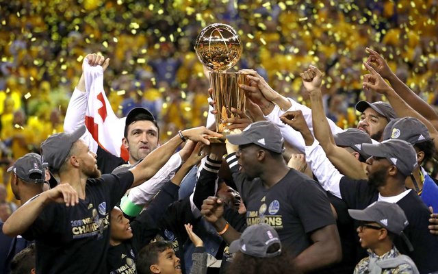 قهرمانی گلدن استیت در لیگ NBA/ دورانت، ارزشمندترین بازیکن
