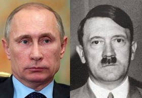 پوتین به مقایسه وی با هیتلر واکنش نشان داد