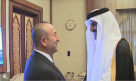 چاووش اوغلو در دوحه: به خواست خدا بحران قطر را حل می‌کنیم