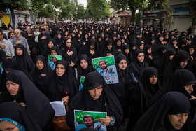 تشییع پیکر شهید وزارت اطلاعات حسن عشوری - رشت