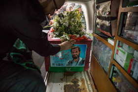 تشییع پیکر شهید وزارت اطلاعات حسن عشوری - رشت