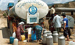 فصل گرما در روستاهای کرمانشاه  200 لیتر در ثانیه کمبود آب داریم
