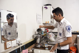 افطار به وقت خدمت - سمنان