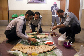 افطار به وقت خدمت - سمنان