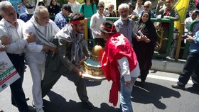  آزادی نمادین قدس از دست صهیونیست‌ها 